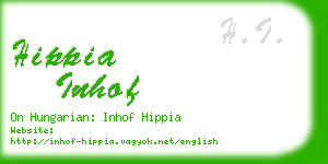 hippia inhof business card